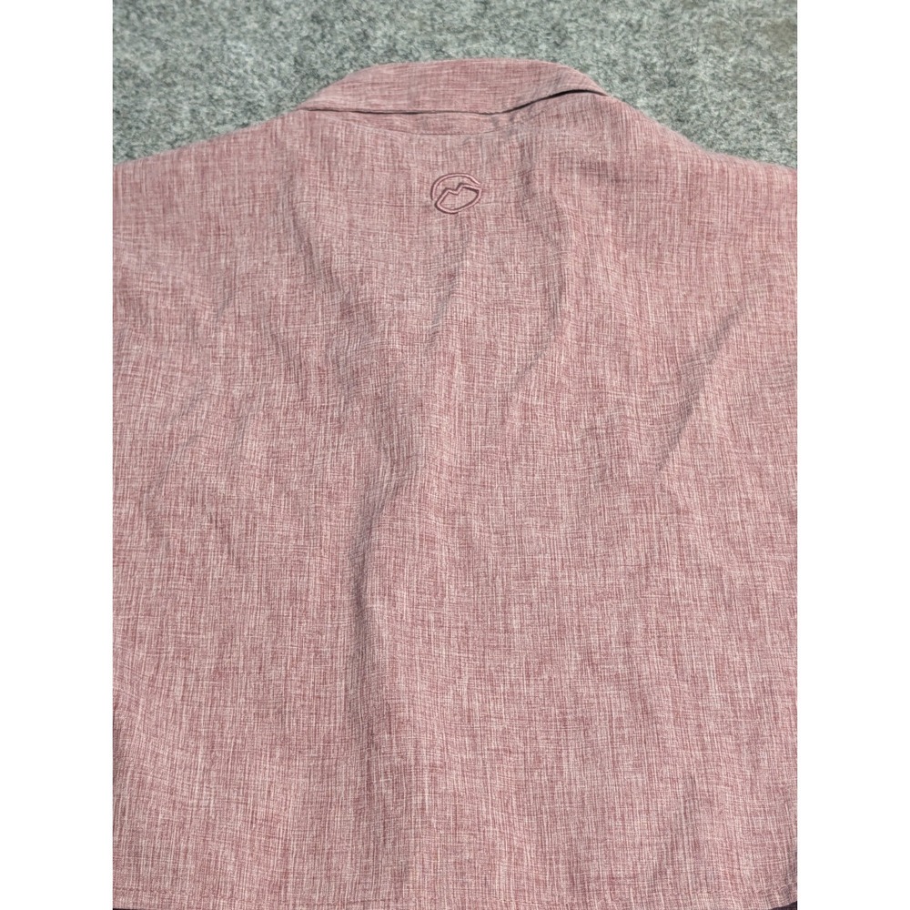 Magellan Outdoors Men's Medium Fish Gear Shirt Relaxed Fit "Aransas Pass" Plum - Picture 9 of 12